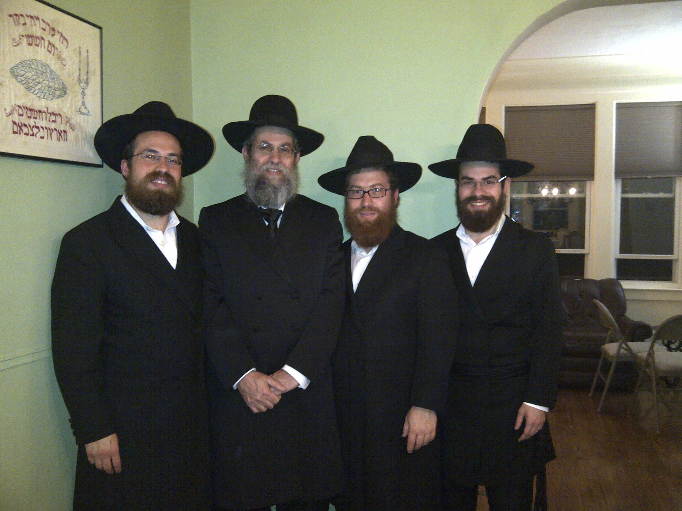 The four Galperin rabbis The four Galperin rabbis
